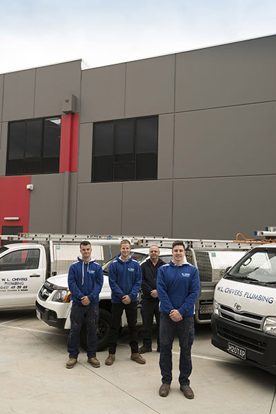 Our team of local plumbers - ready to go